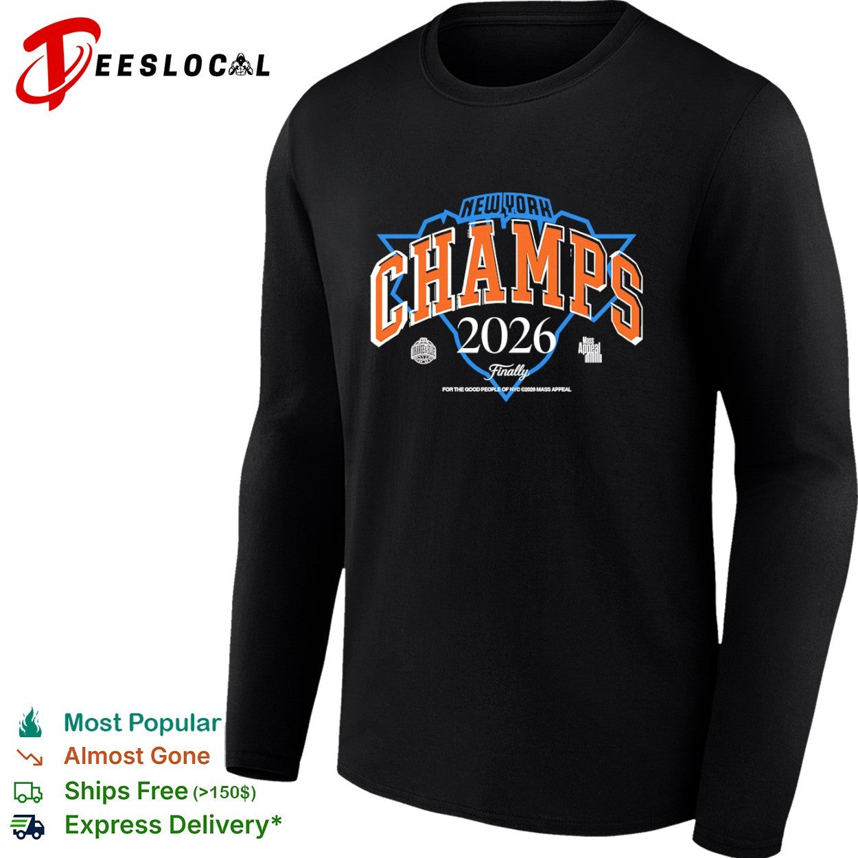 New York Knicks Champs 2026 Finally shirt