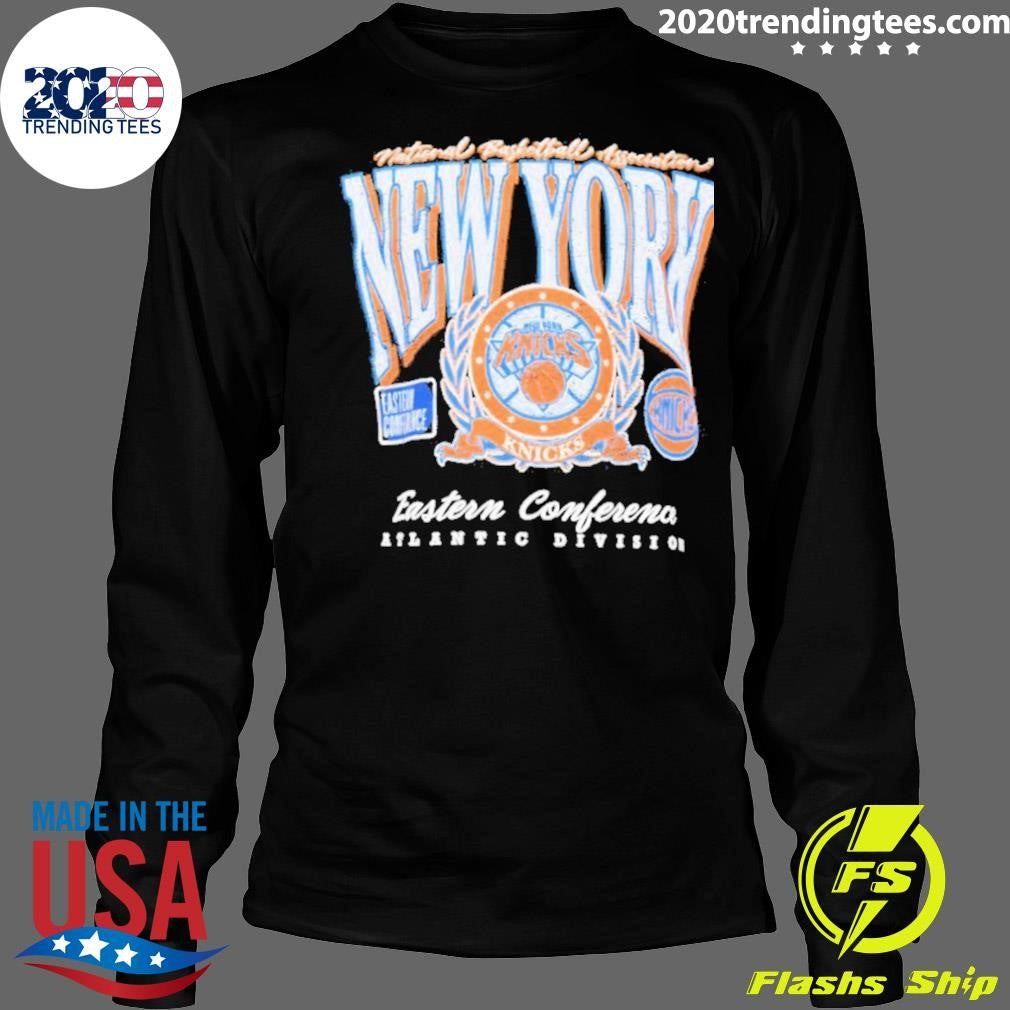 New York Knicks Eastern Conference Atlantic Division Logo Vintage Shirt