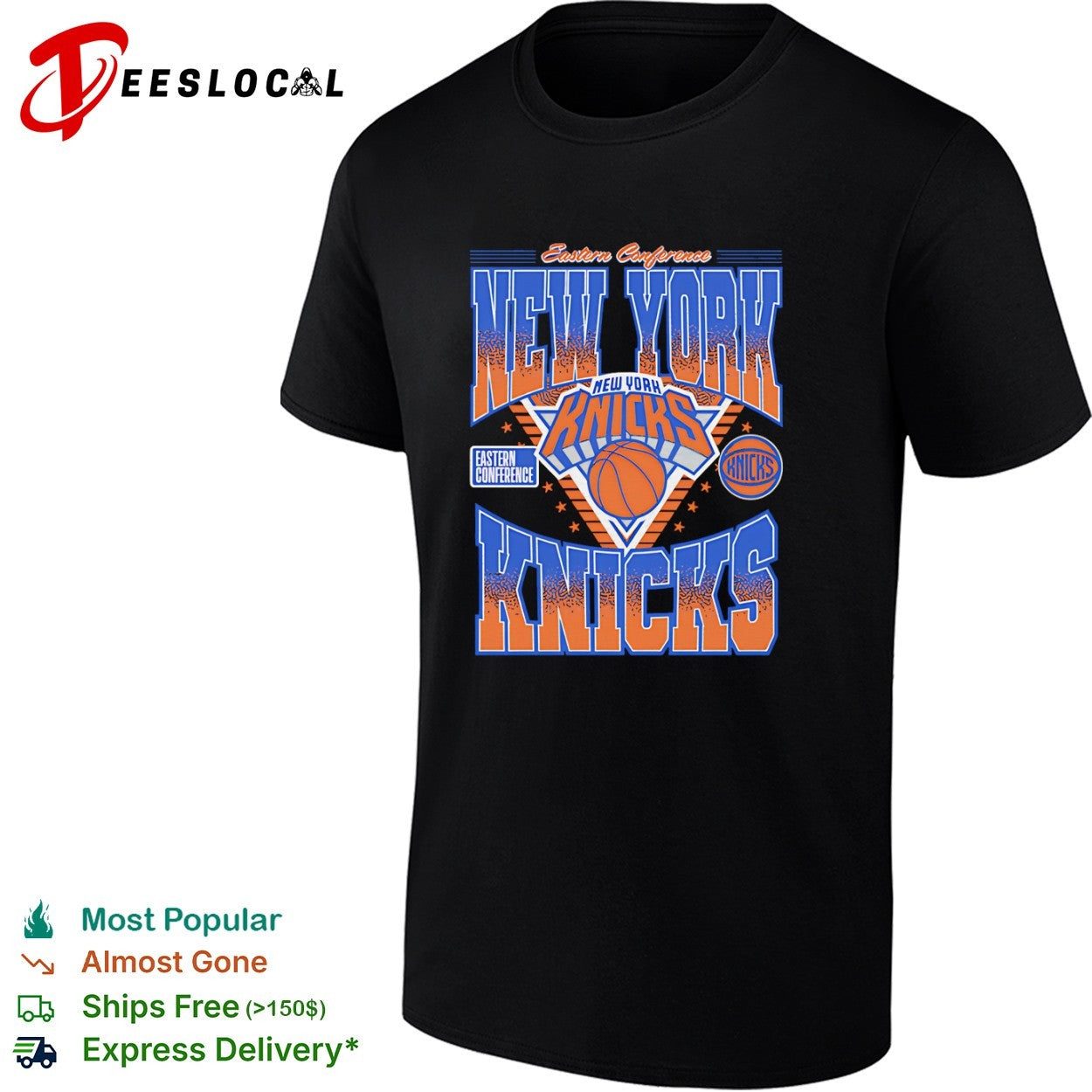 New York Knicks Eastern Conference logo basketball shirt