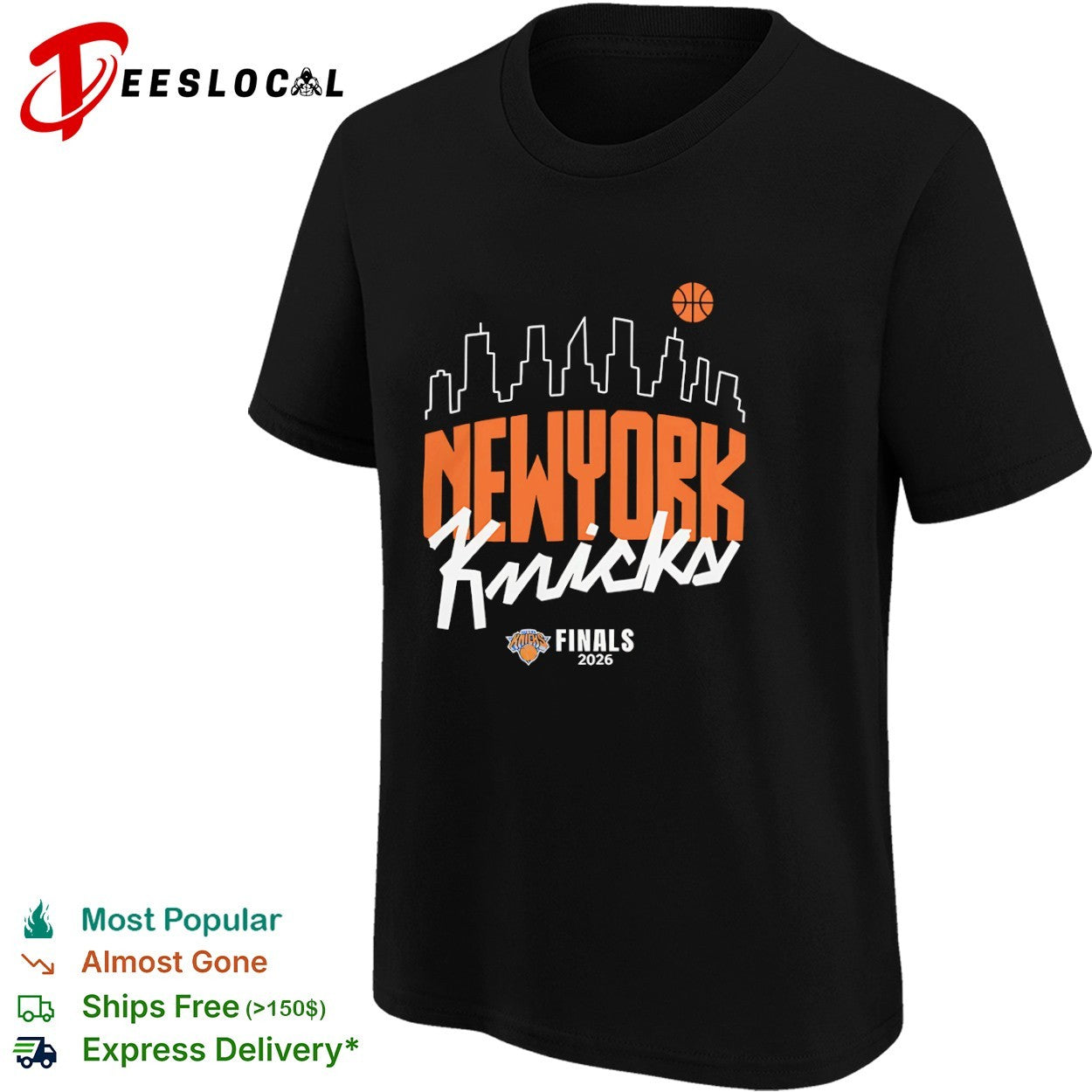 New York Knicks Finals 2026 Skyline Basketball Logo Sports Team Championship shirt