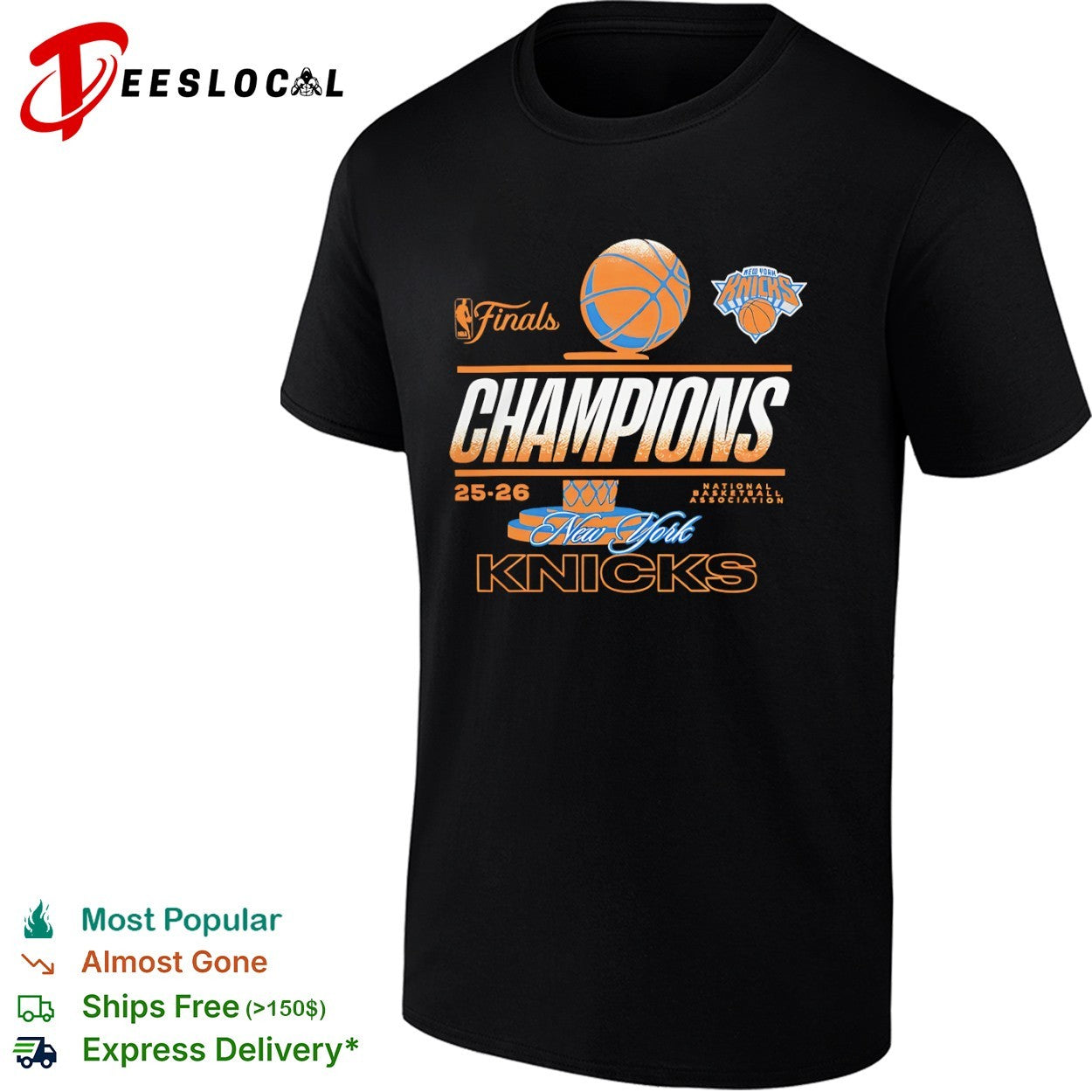 New York Knicks Finals Champions 25 26 National Basketball Association shirt