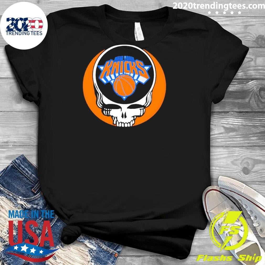New York Knicks Grateful Dead Style Steal Your Face Shirt