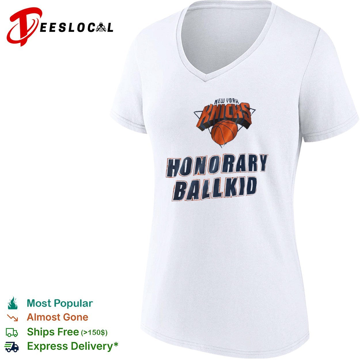 New York Knicks Honorary Ballkid shirt