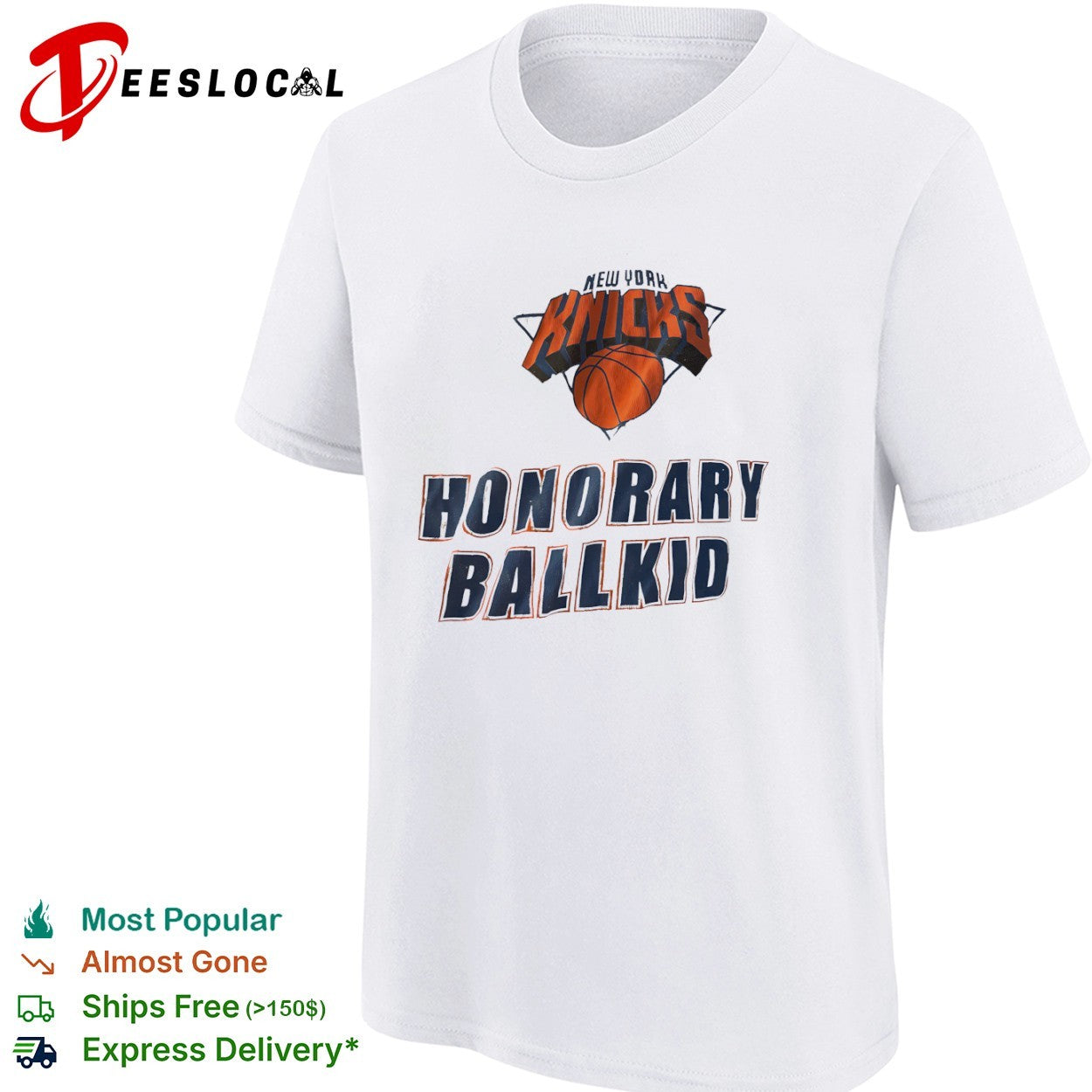 New York Knicks Honorary Ballkid shirt