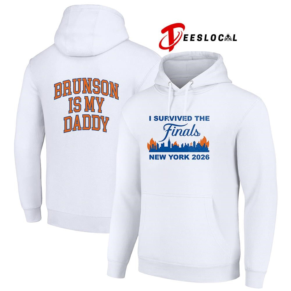 New York Knicks I survived the finals Brunson is my daddy shirt