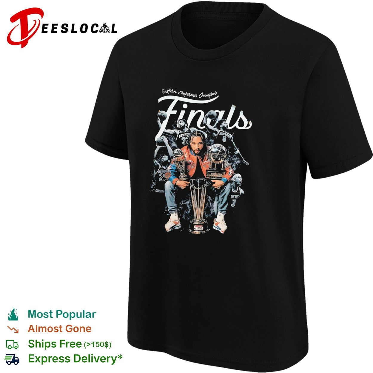 New York Knicks Jalen Brunson Eastern Conference Champions Finals trophy shirt