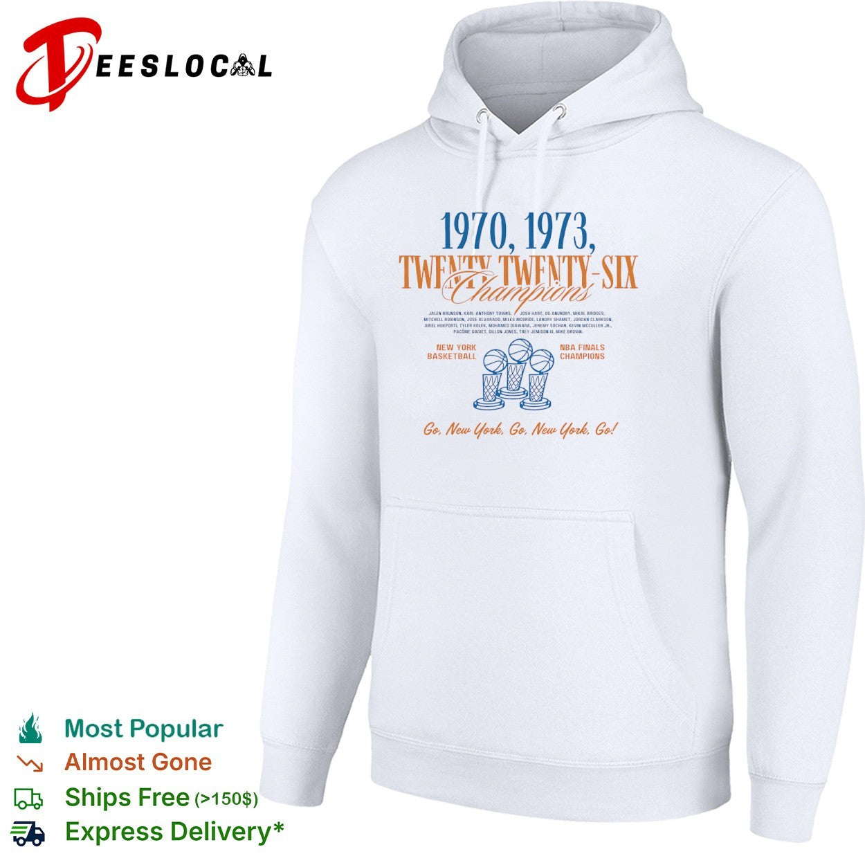 New York Knicks NBA 1970 1973 Twenty Twenty-Six shirt