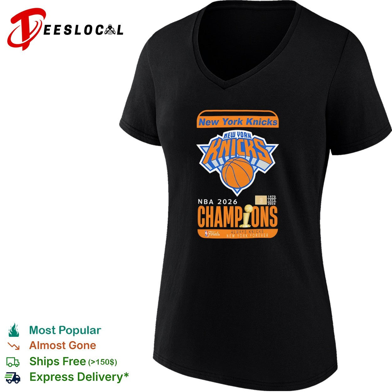 New York Knicks NBA 2026 Champions 1970 1973 2026 Always Knicks New York Forever shirt