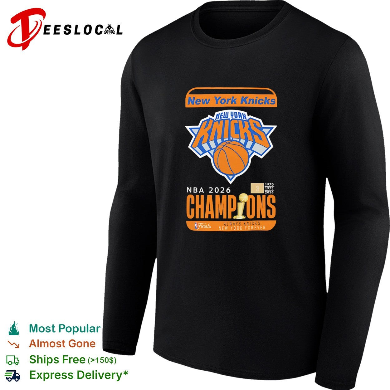 New York Knicks NBA 2026 Champions 1970 1973 2026 Always Knicks New York Forever shirt