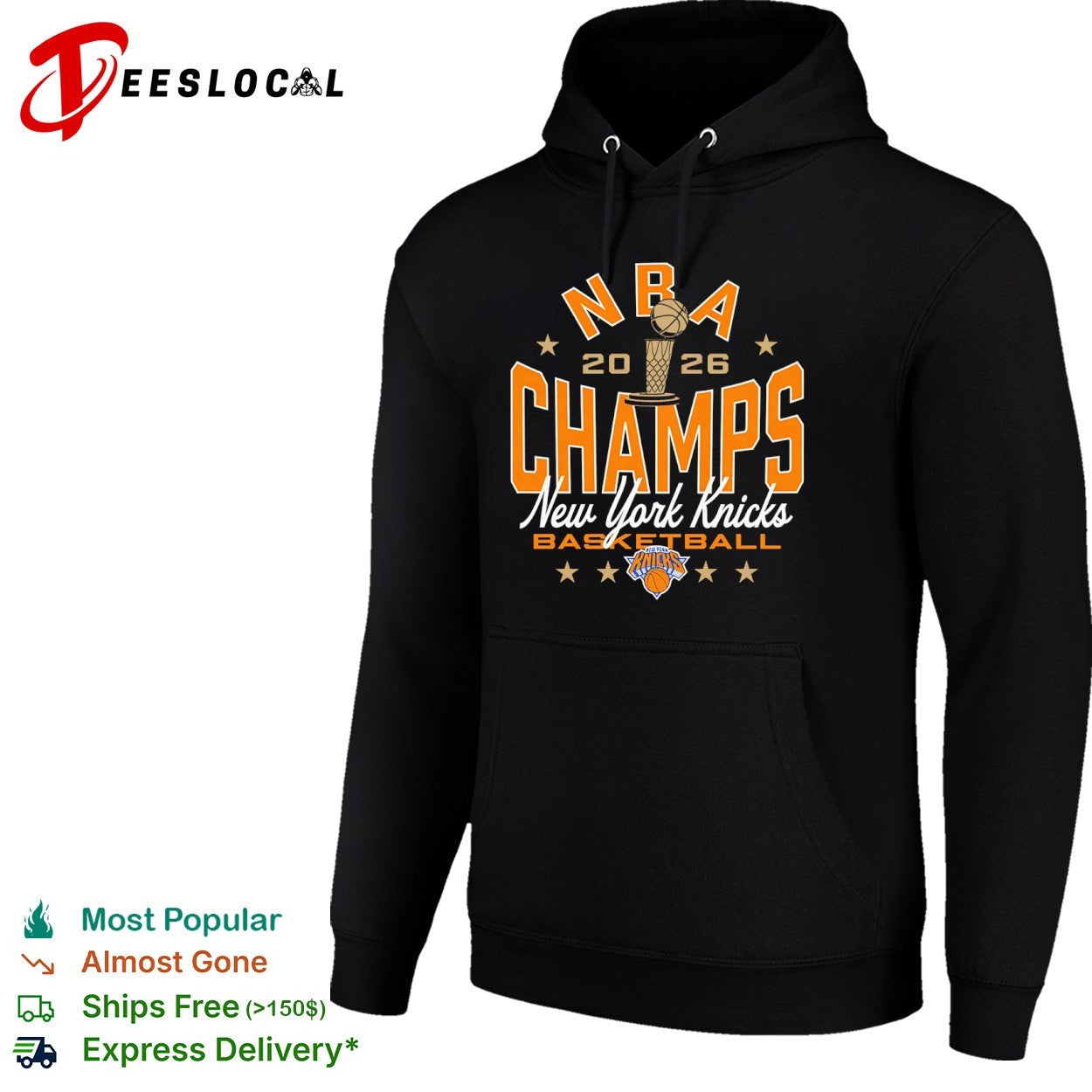 New York Knicks NBA 2026 Champs Basketball Official Team Shirt