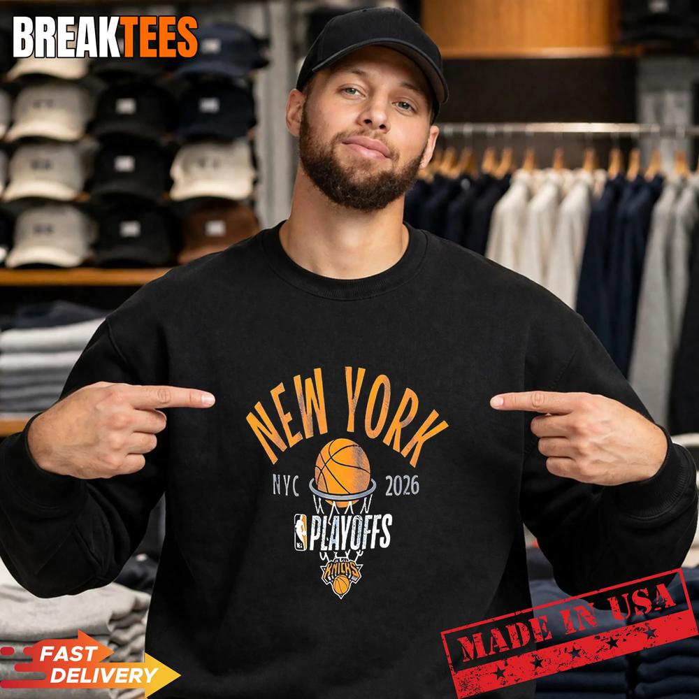 New York Knicks NBA 2026 Playoff T-Shirt