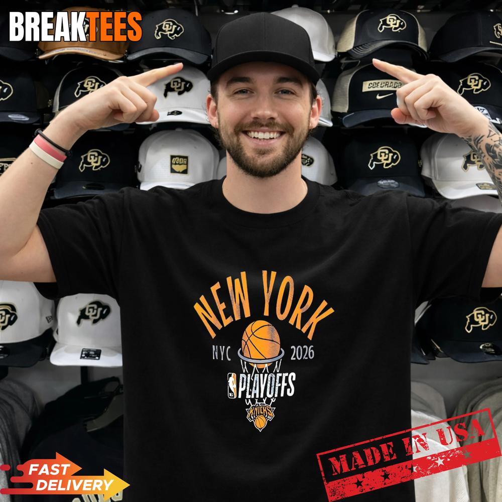 New York Knicks NBA 2026 Playoff T-Shirt