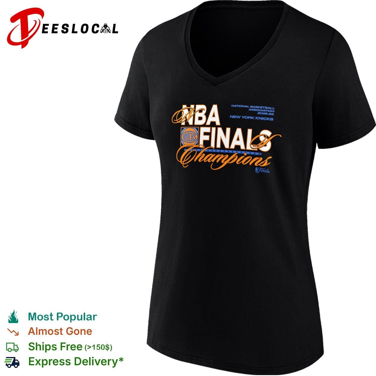 New York Knicks NBA Finals Champions 2025 26 National Basketball Association shirt