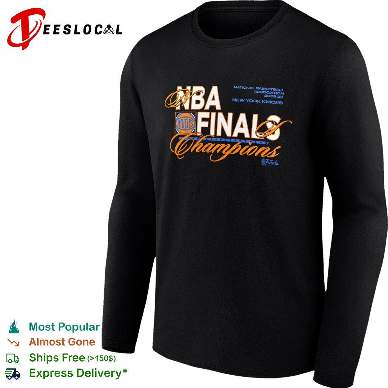 New York Knicks NBA Finals Champions 2025 26 National Basketball Association shirt