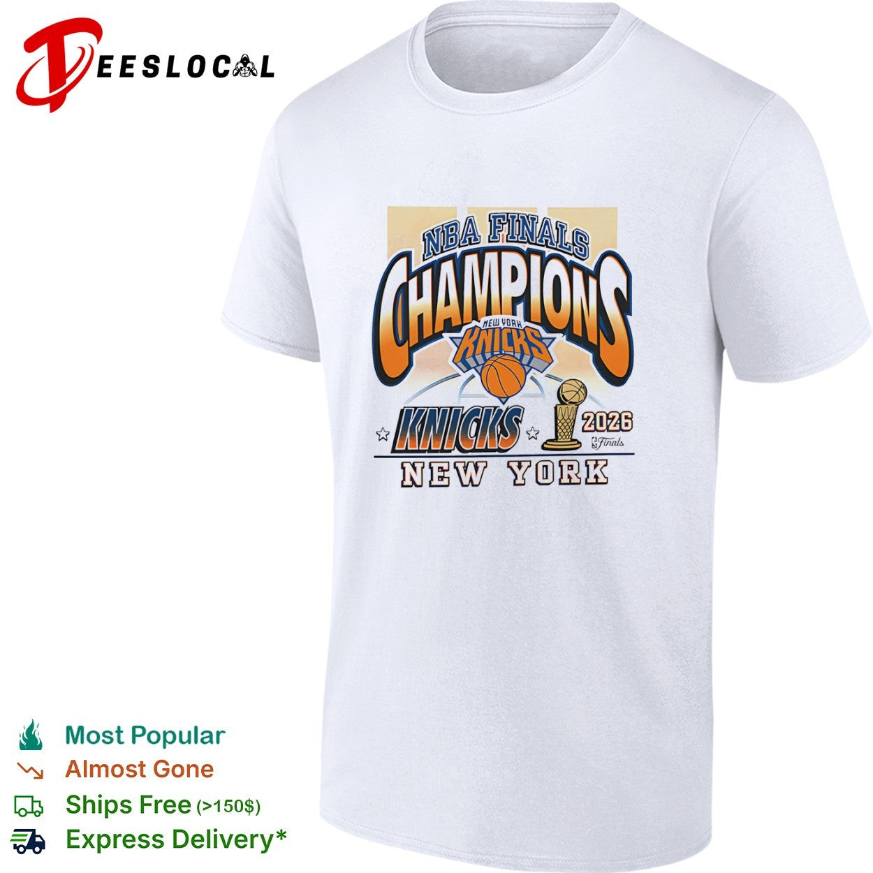 New York Knicks NBA Finals Champions 2026 shirt