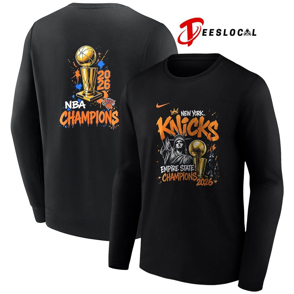 New York Knicks NBA Finals Champions Empire State champs empire state champions graphic shirt