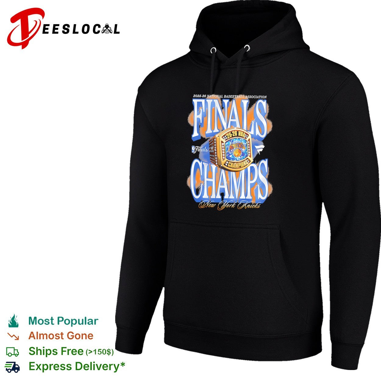 New York Knicks NBA Finals Champs 2025 2026 NBA Champions Ring shirt