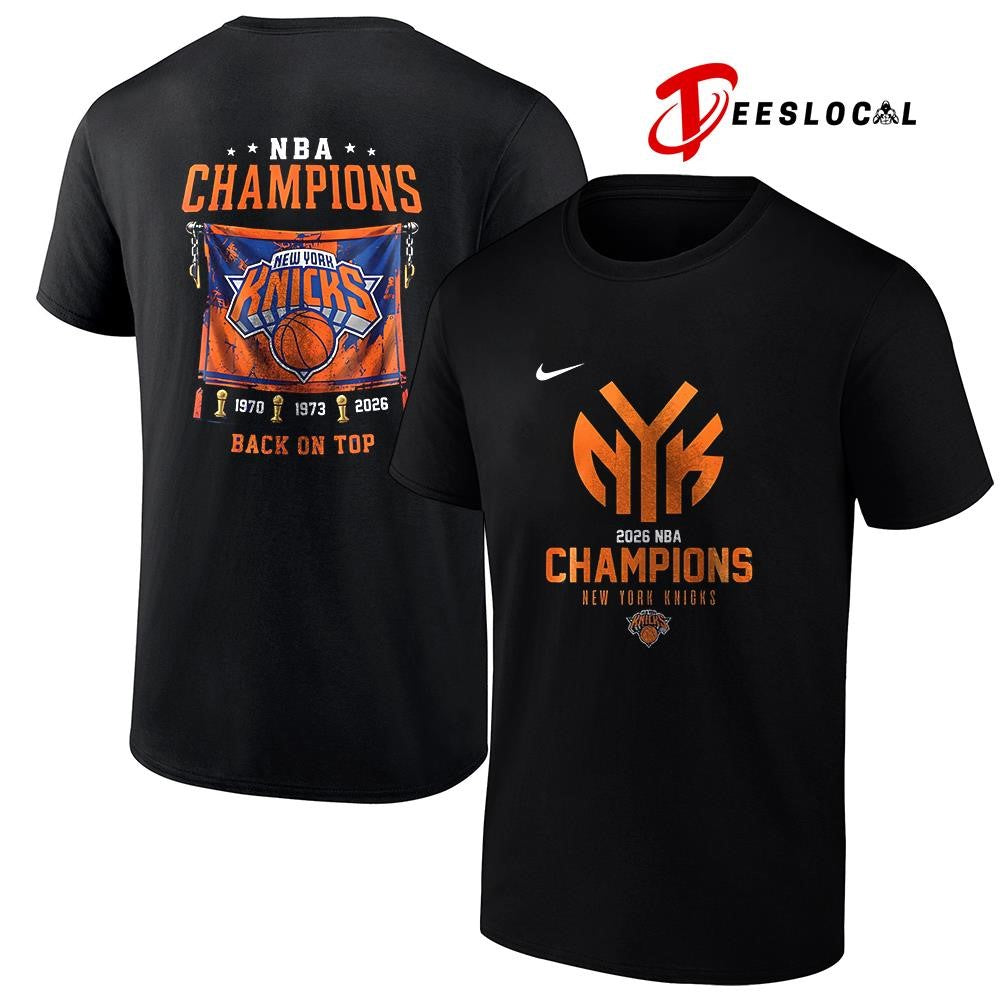 New York Knicks NBA Finals back on top graphic shirt
