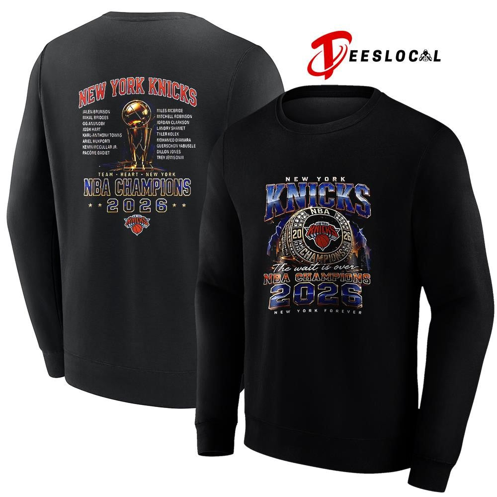 New York Knicks NBA Finals champions rings the wait is over graphic shirt