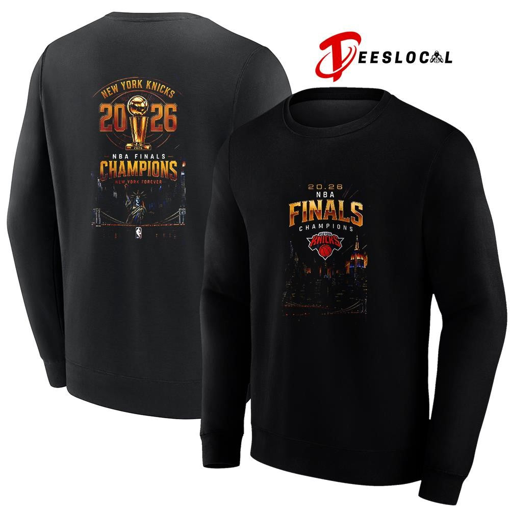 New York Knicks NBA Finals champions ust won city skyline graphic shirt