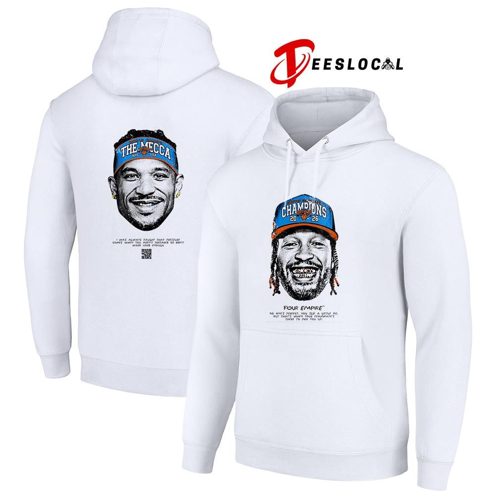 New York Knicks NBA champions Jalen Brunson the Mecca collection four empire shirt