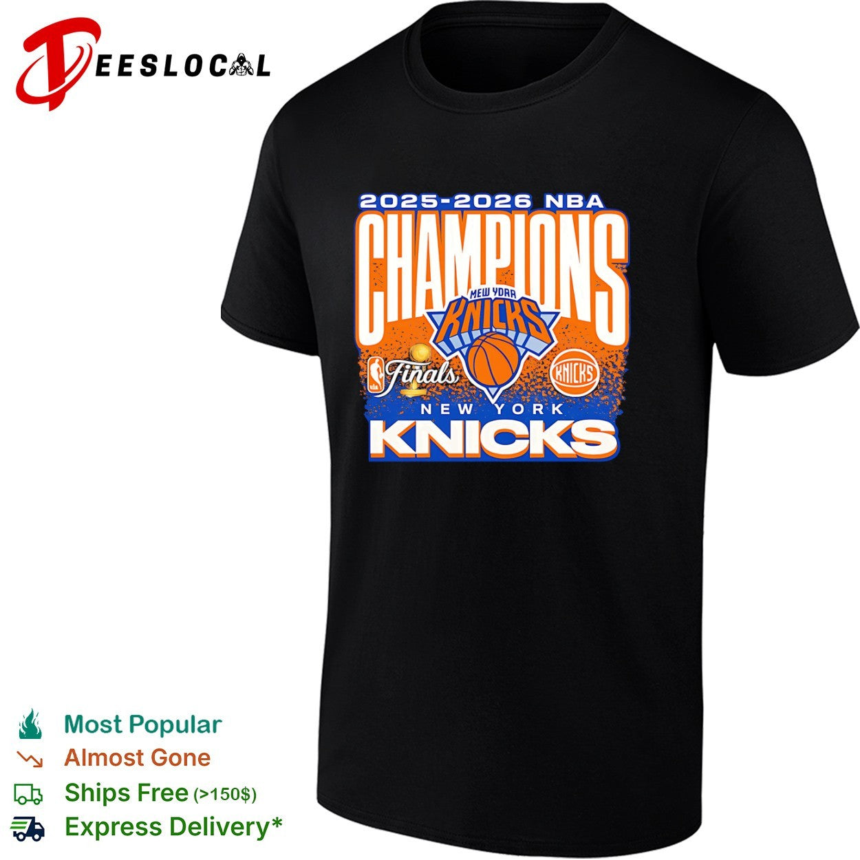 New York Knicks NBA champions basketball 2025 2026 finals shirt