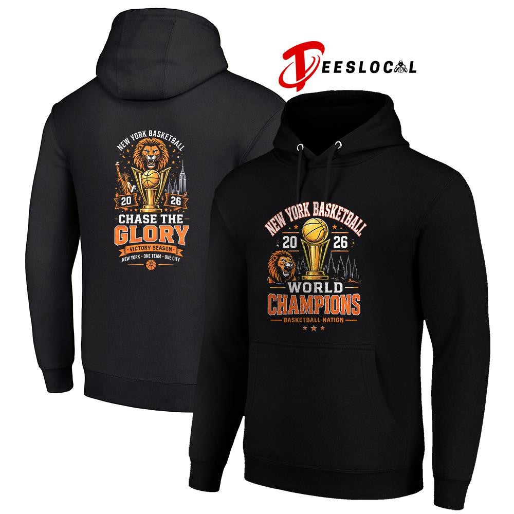 New York Knicks NBA world champions chase the glory victory season shirt