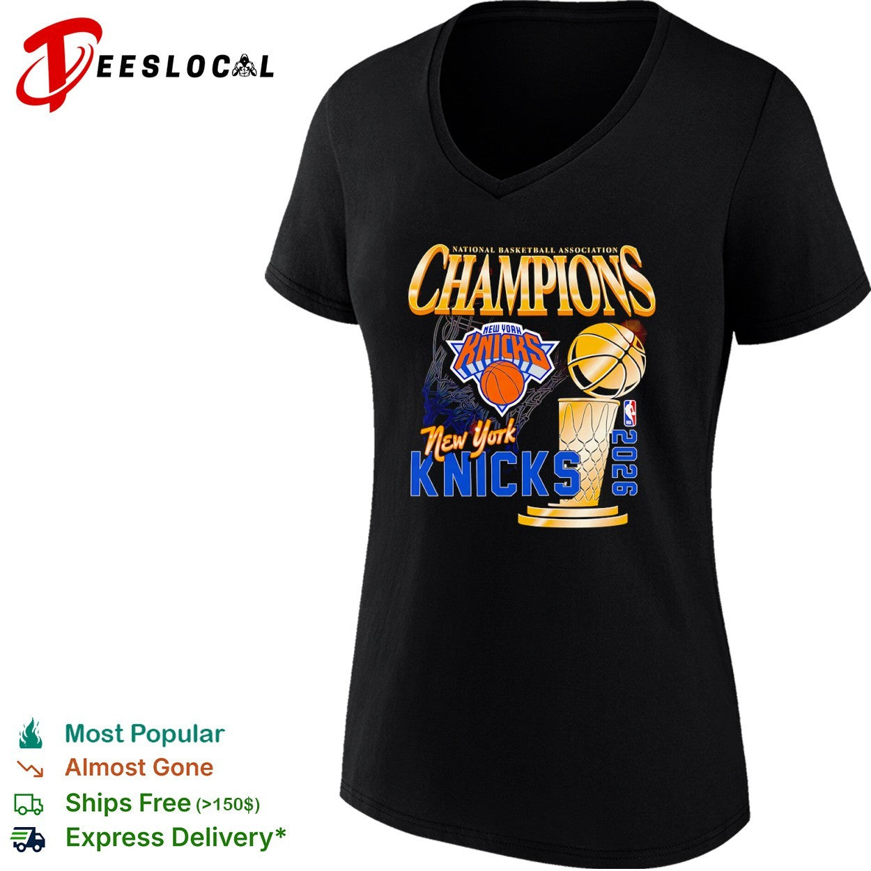 New York Knicks National Basketball Association Champions 2026 shirt