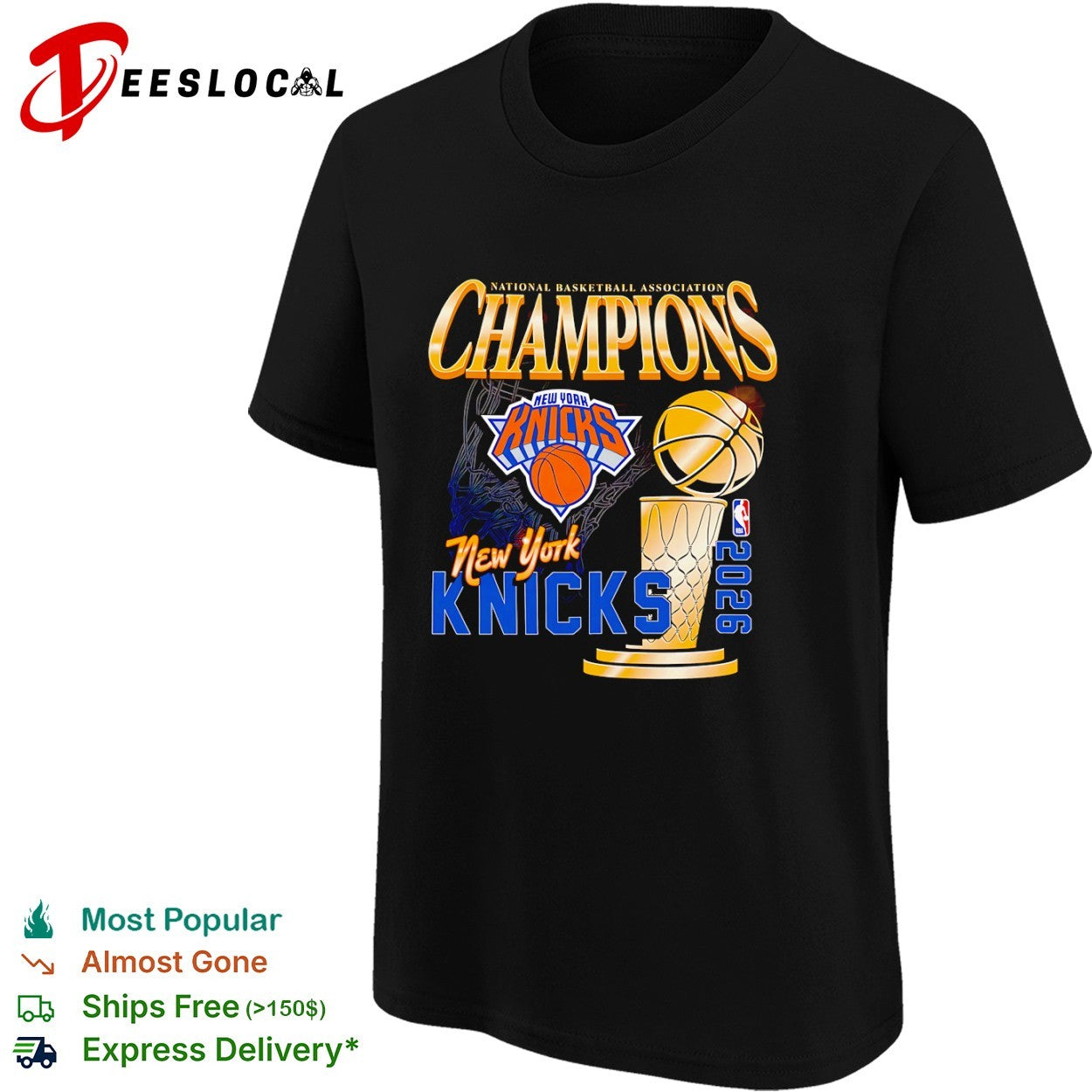 New York Knicks National Basketball Association Champions 2026 shirt