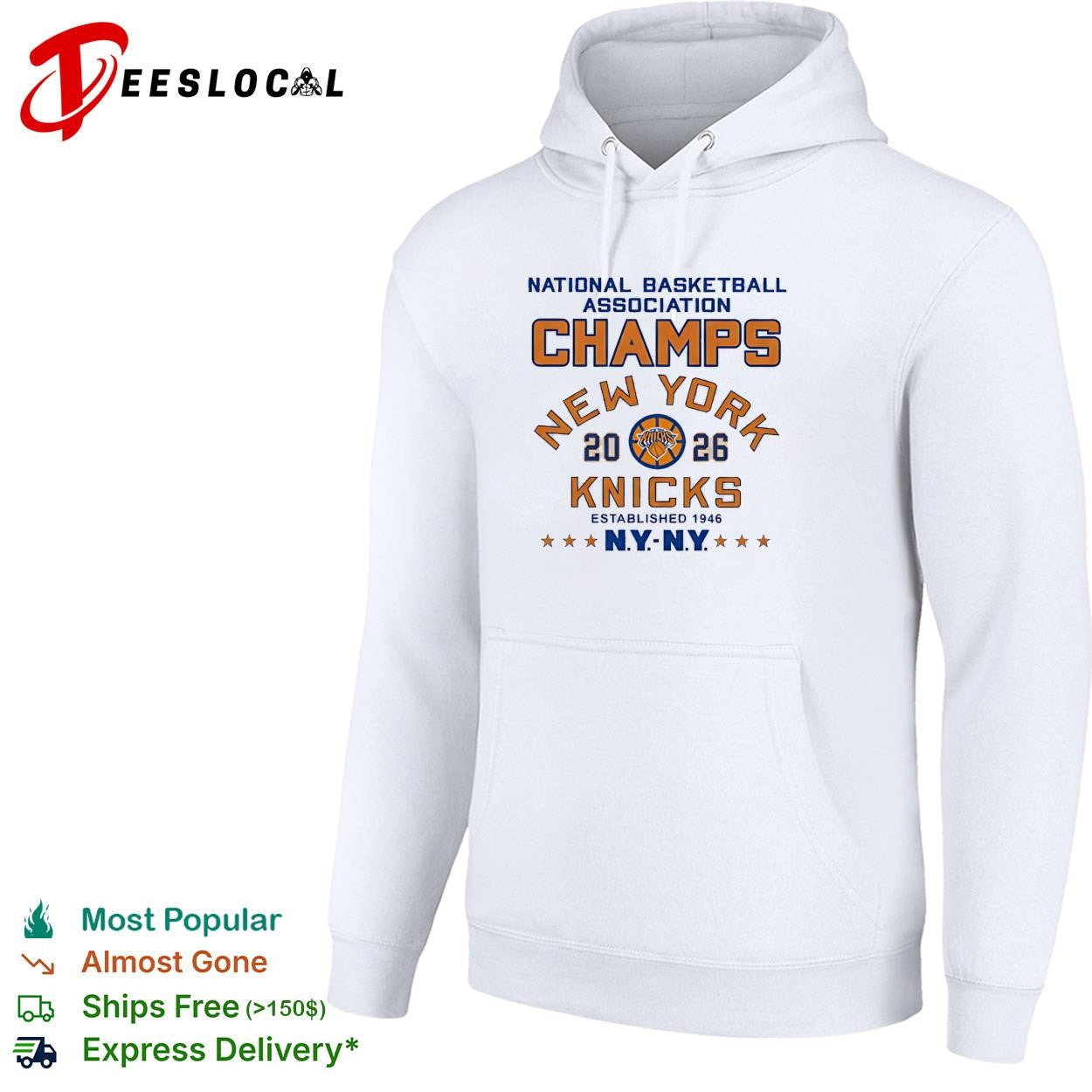 New York Knicks National Basketball Association champs starred established 1946 shirt