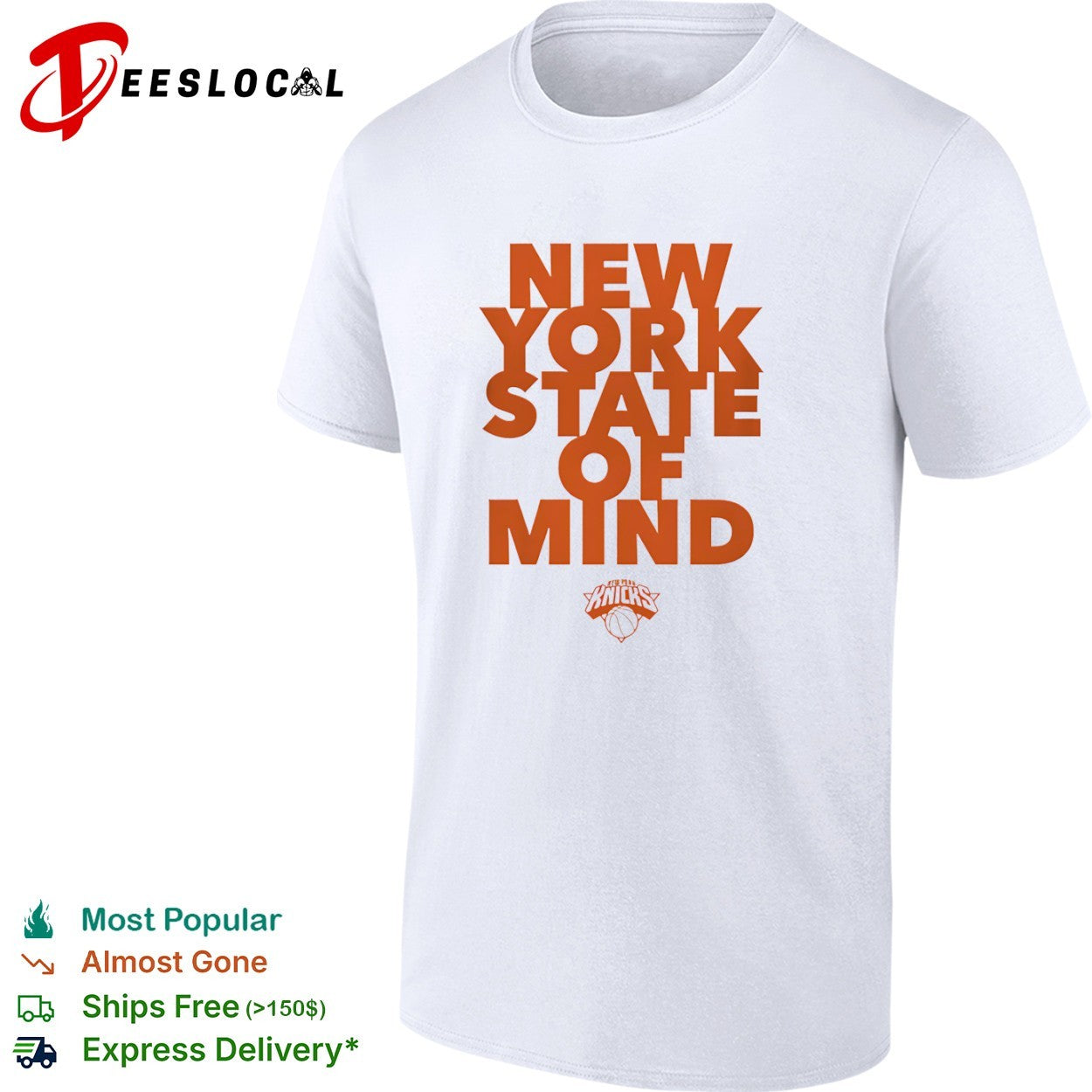 New York Knicks New York State of Mind basketball shirt