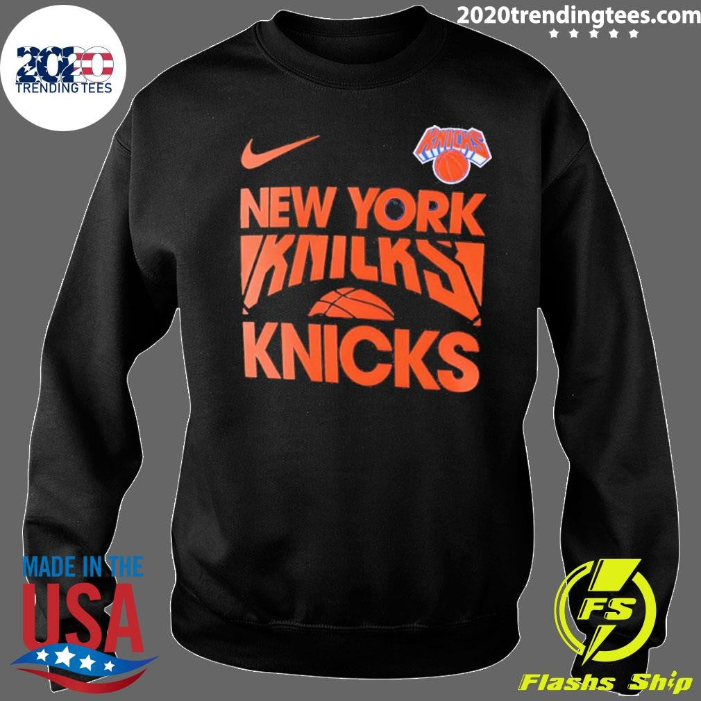 New York Knicks Nike Logo Nba Playoffs Final 2026 Shirt