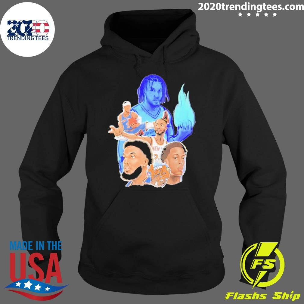 New York Knicks Player Collage Art Graphic Shirt’