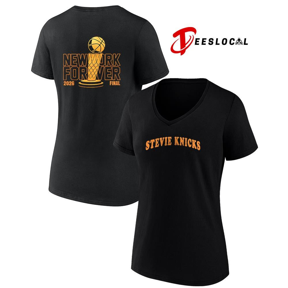 New York Knicks Stevie Knicks forever Taylor wear trophy shirt