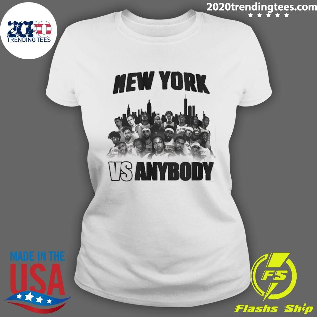 New York Knicks Vs Anybody Basketball 2026 City Skyline Shirt