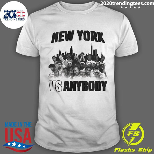 New York Knicks Vs Anybody Basketball 2026 City Skyline Shirt