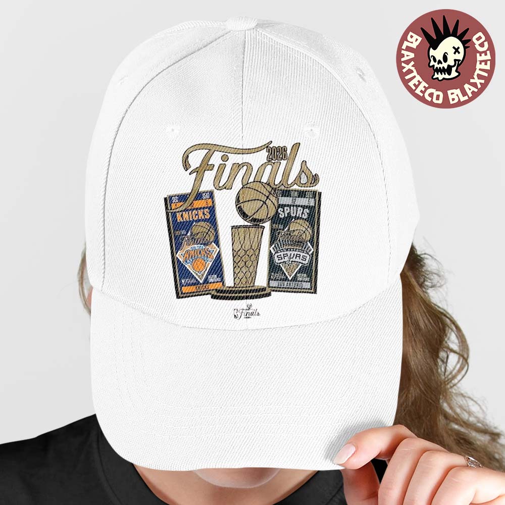 New York Knicks Vs San Antonio Spurs 2026 NBA Finals Ticket Matchup Cap Hat Snapback