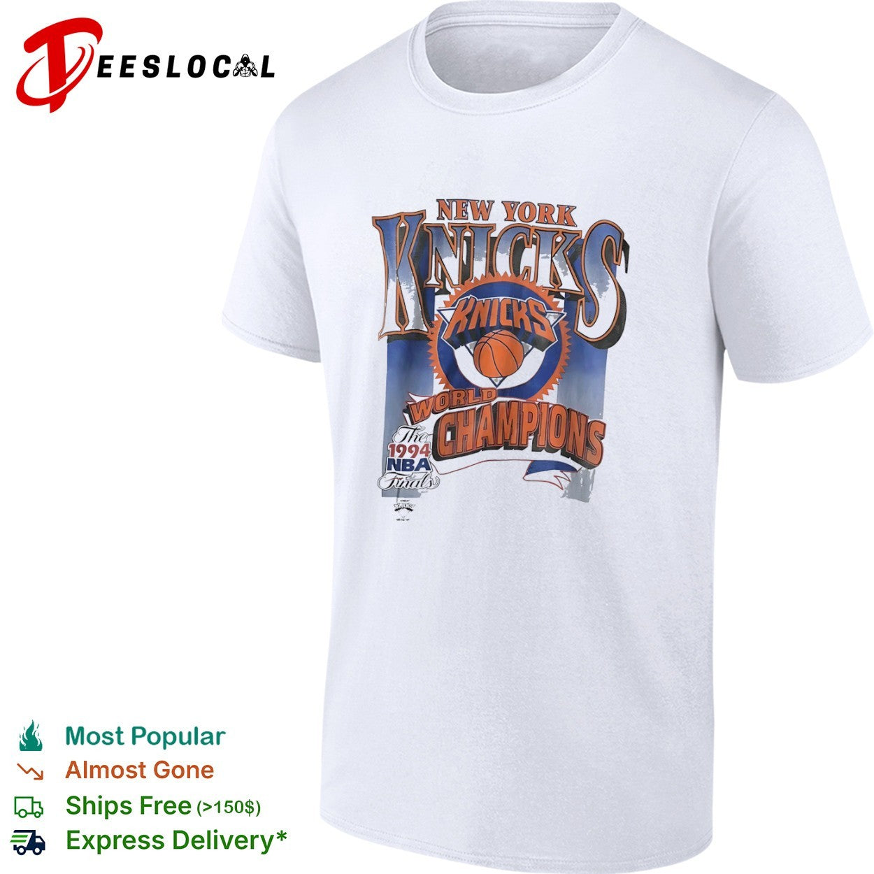 New York Knicks World Champions The 1994 NBA Finals basketball shirt