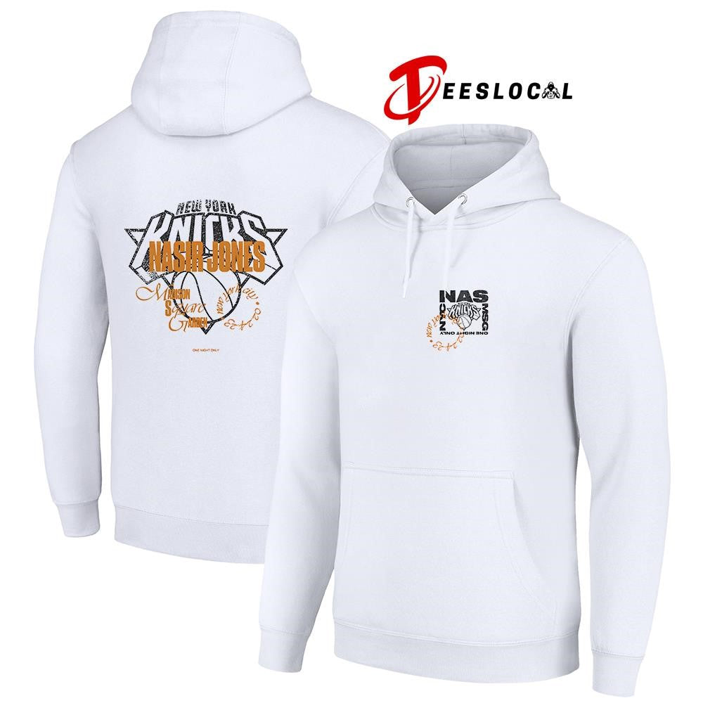 New York Knicks World Champs Naris Jones one night only Madison Square Garden logo shirt