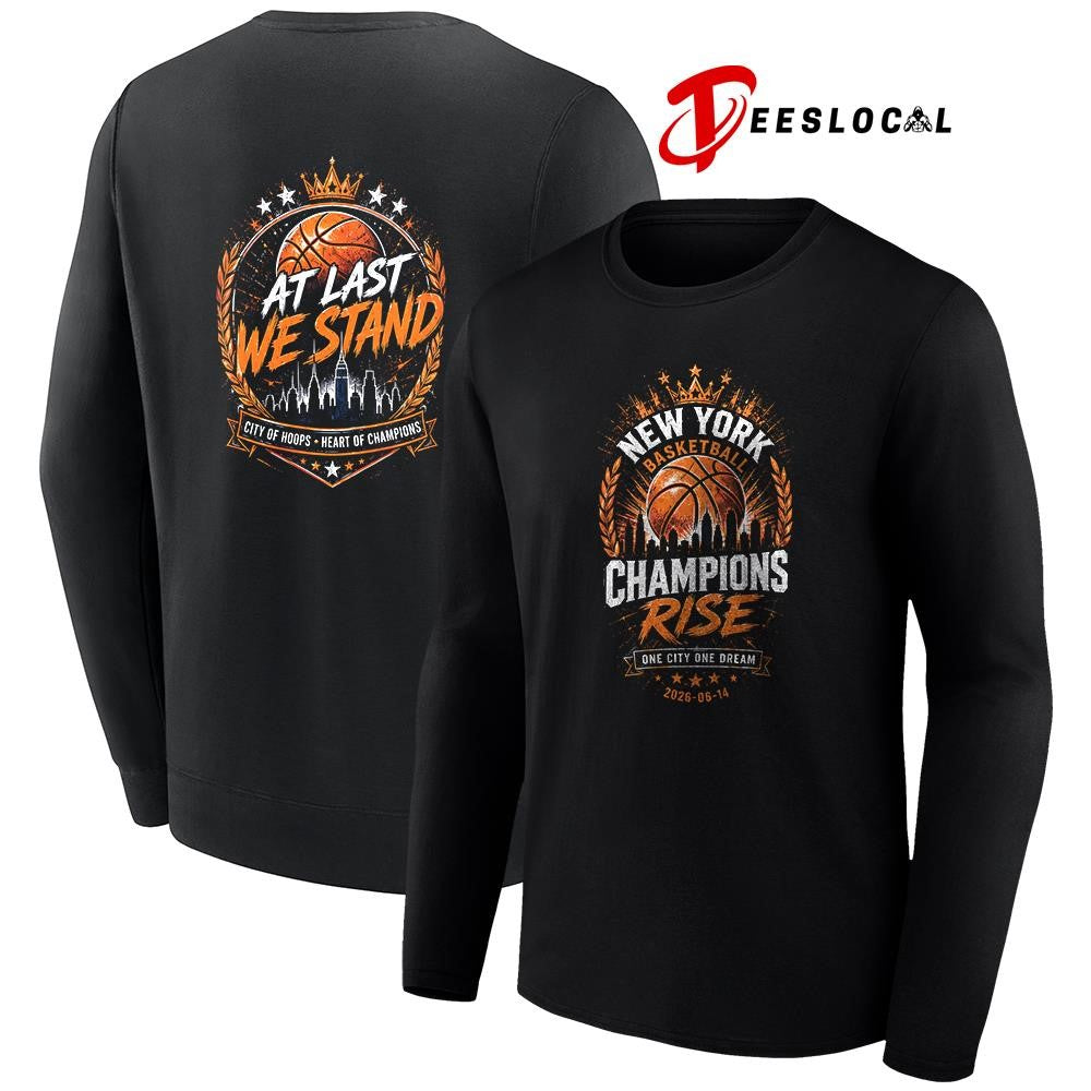 New York Knicks World champions rise one city one dream at last we stand shirt