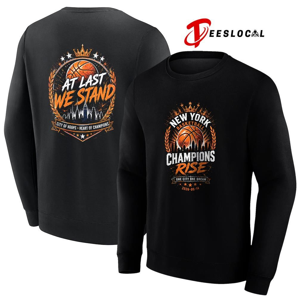 New York Knicks World champions rise one city one dream at last we stand shirt