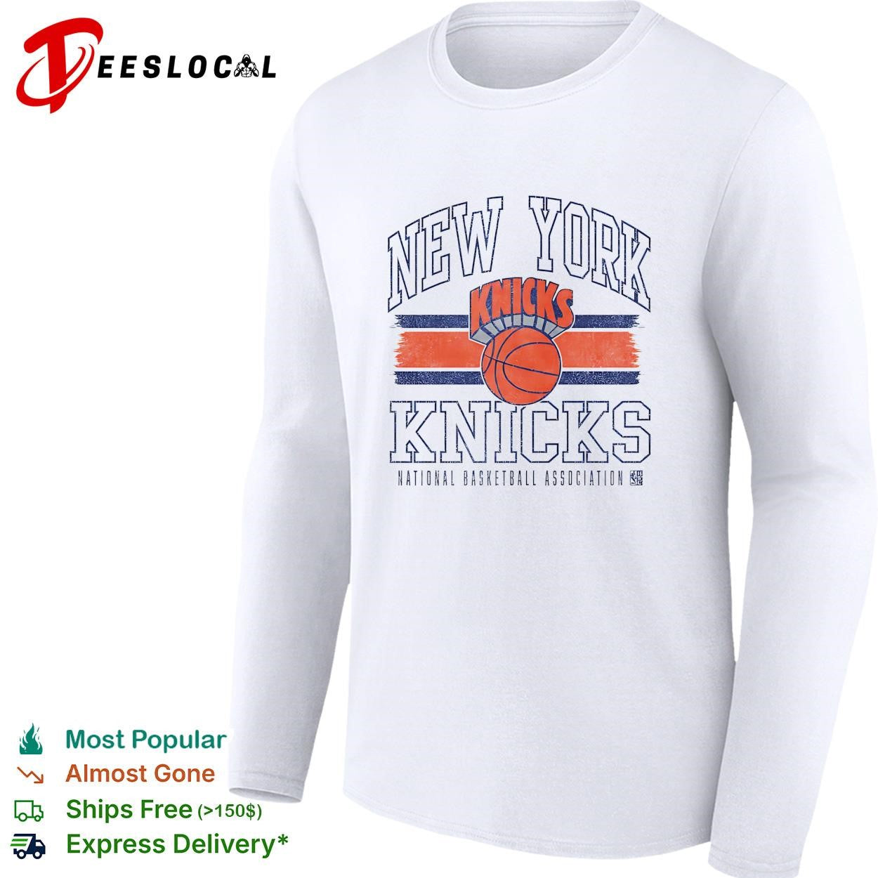 New York Knicks association stripe vintage shirt