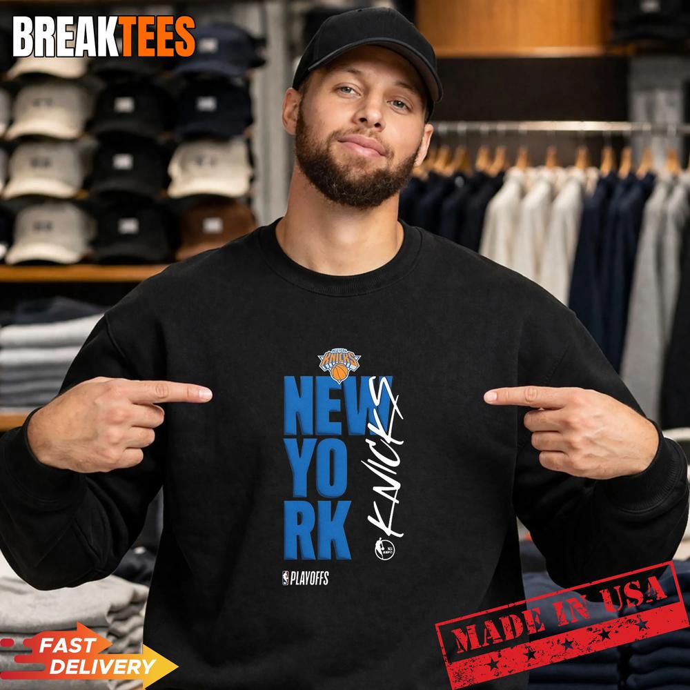 New York Knicks basketball 2026 NBA Playoff logo T-Shirt