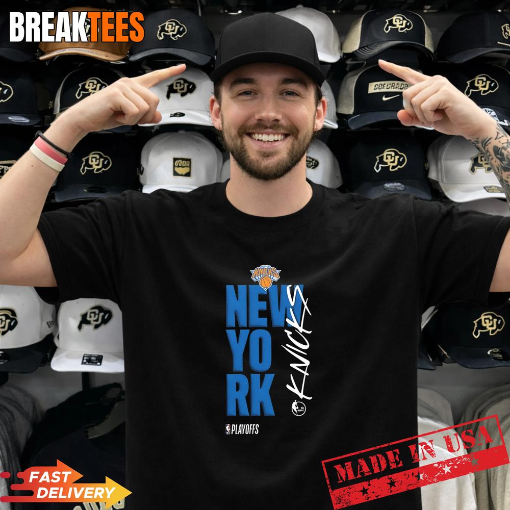 New York Knicks basketball 2026 NBA Playoff logo T-Shirt