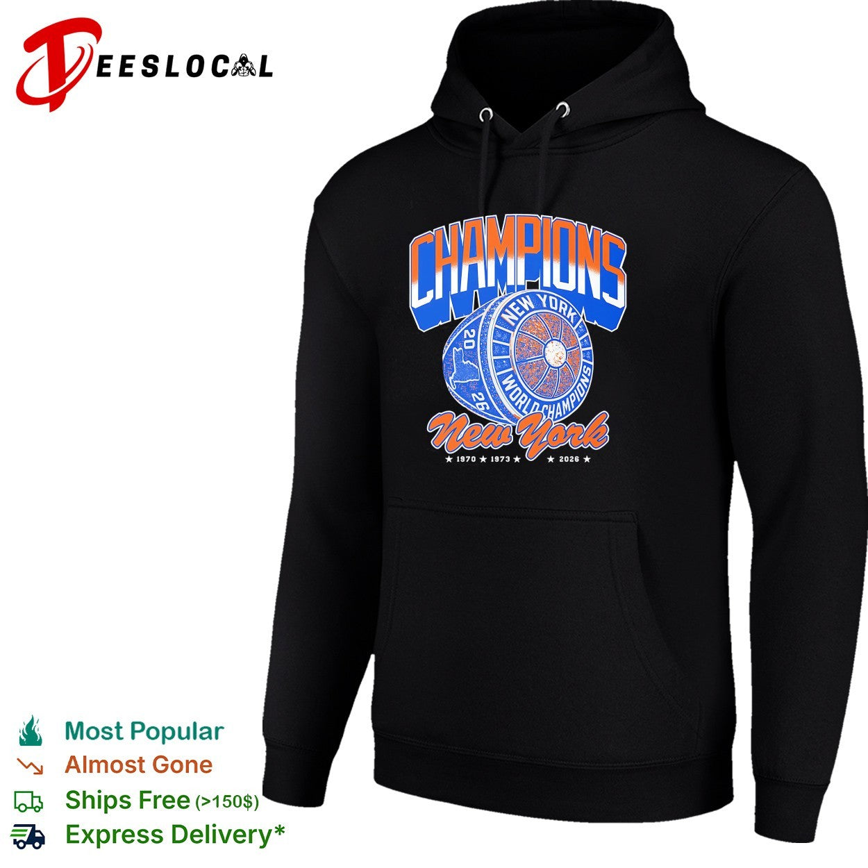 New York Knicks champions world champions ring shirt