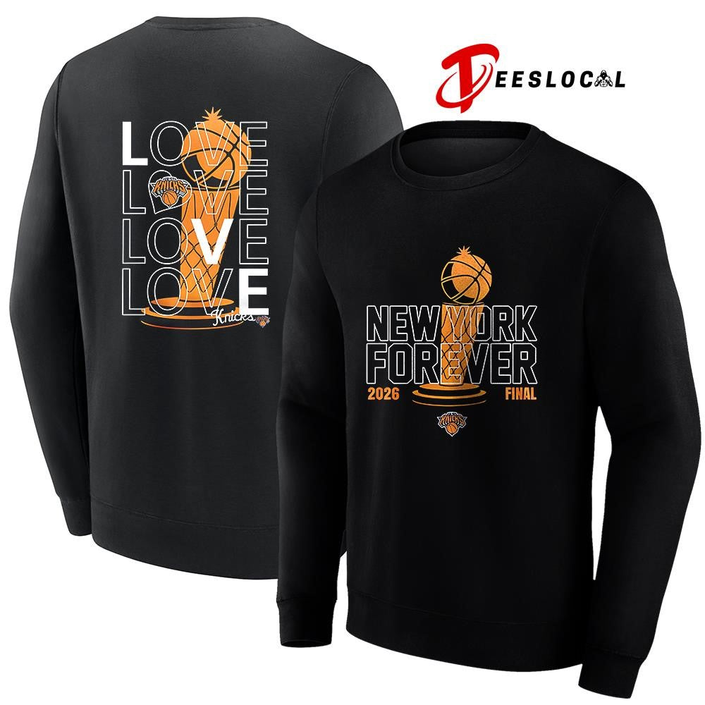 New York Knicks forever love repeat trophy shirt