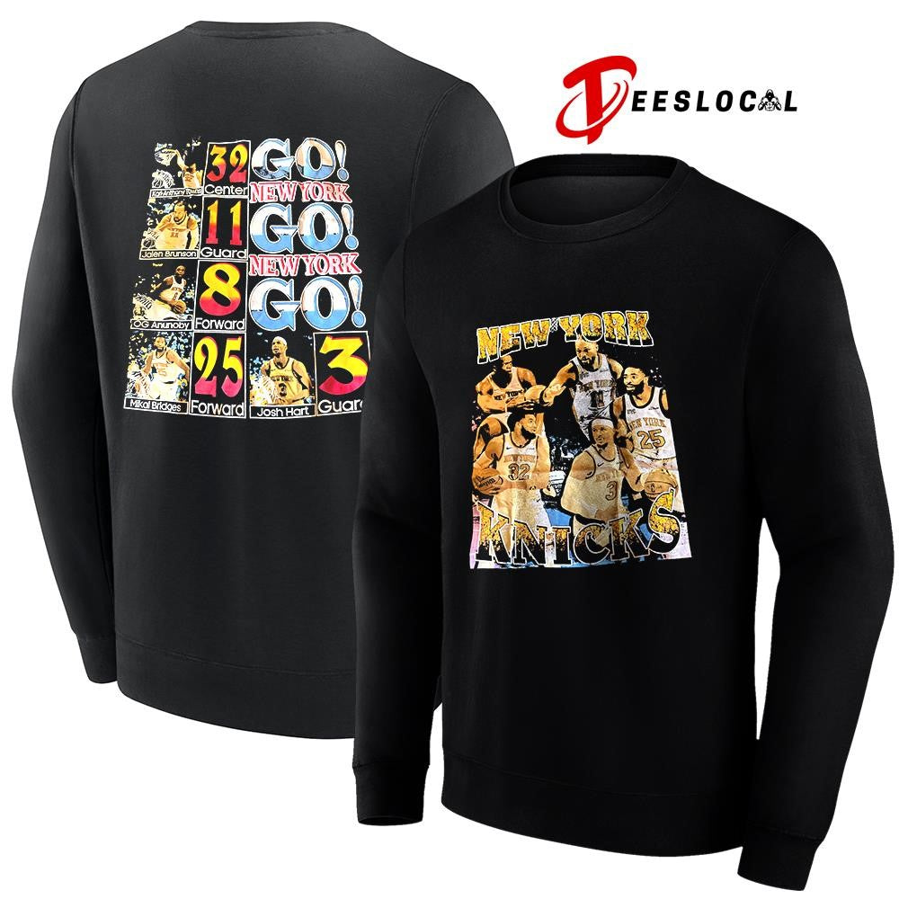 New York Knicks go New York graphic shirt