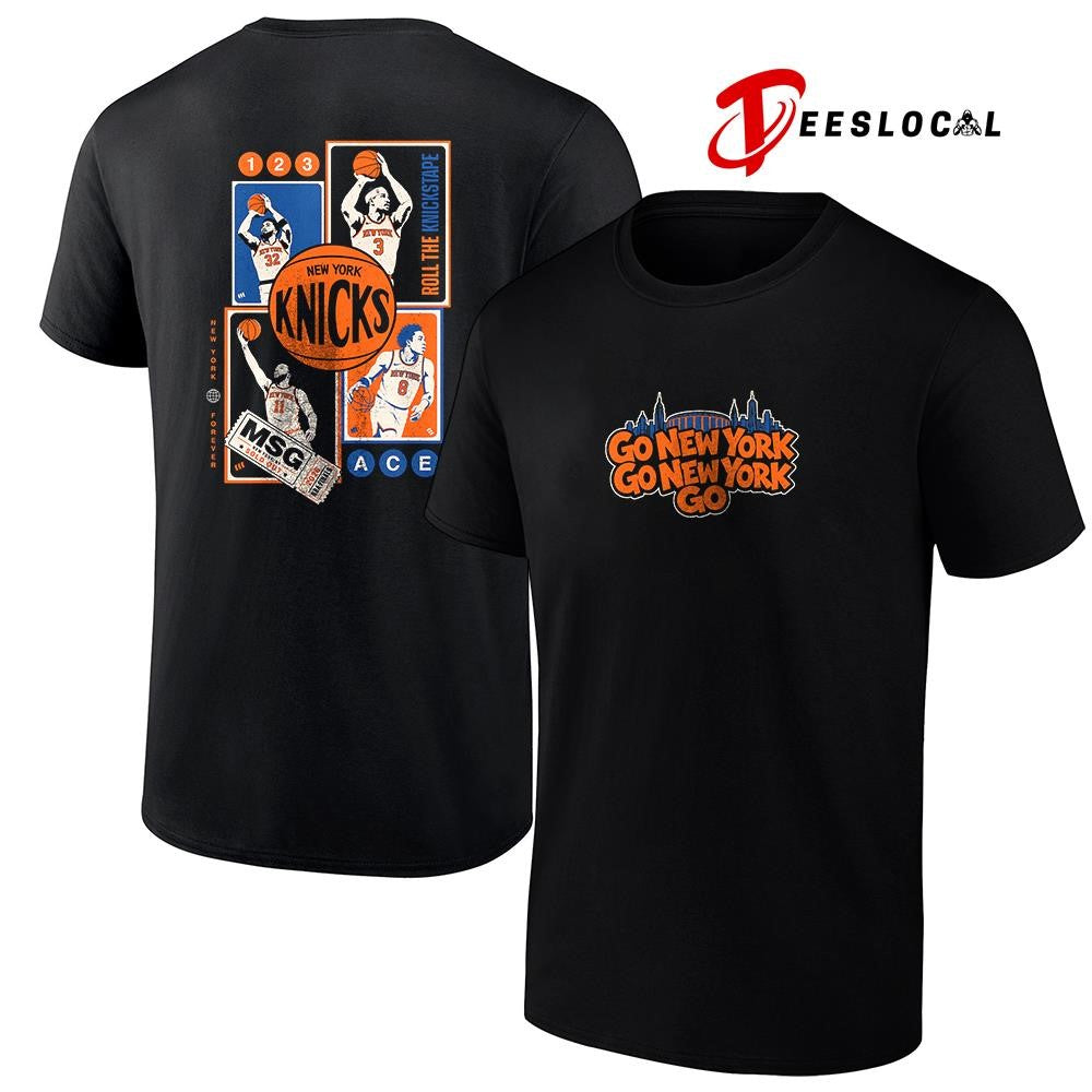New York Knicks go New York roll the Knickstape graphic shirt