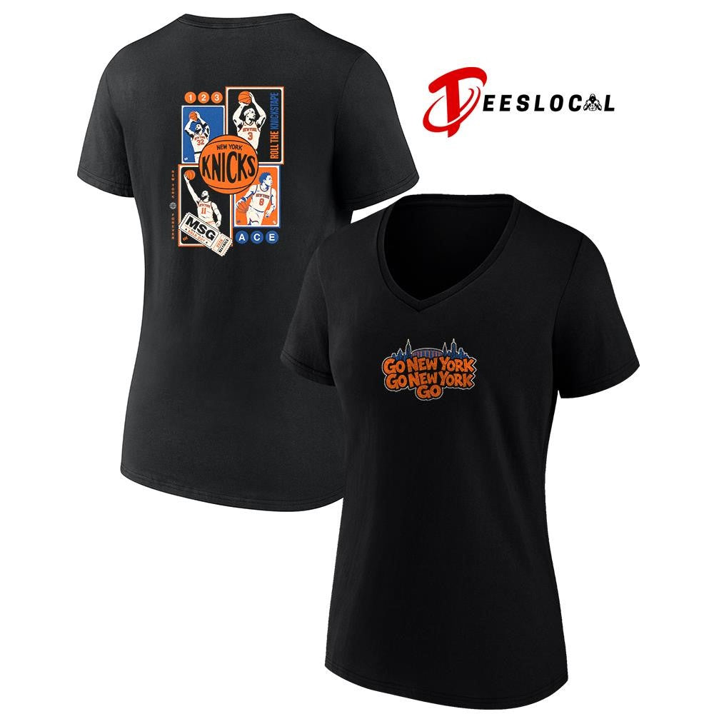 New York Knicks go New York roll the Knickstape graphic shirt