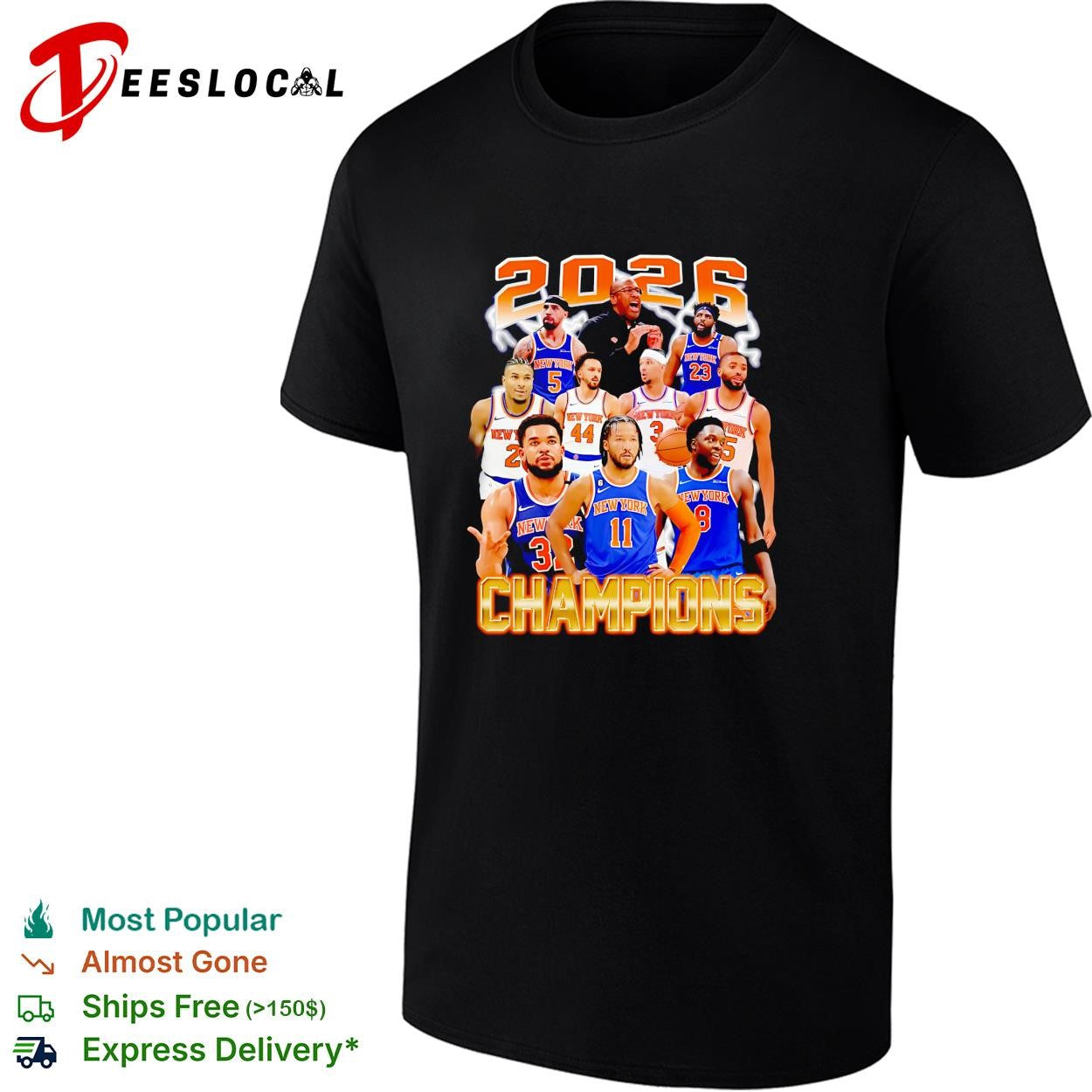 New York Knicks team 2026 champions New York basketball team photo collage poster shirt
